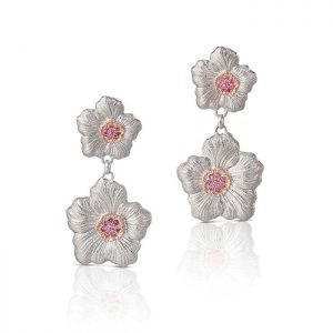 Blossoms Gardenia Pendant Earrings